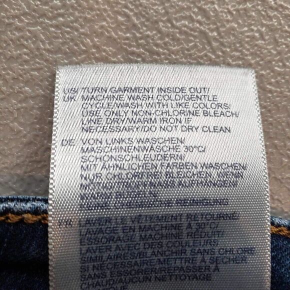 NYDJ Jeans Women's Size 16 Blue Dark Wash Lift Tuck Barbara Bootcut Stretch - Picture 8 of 12